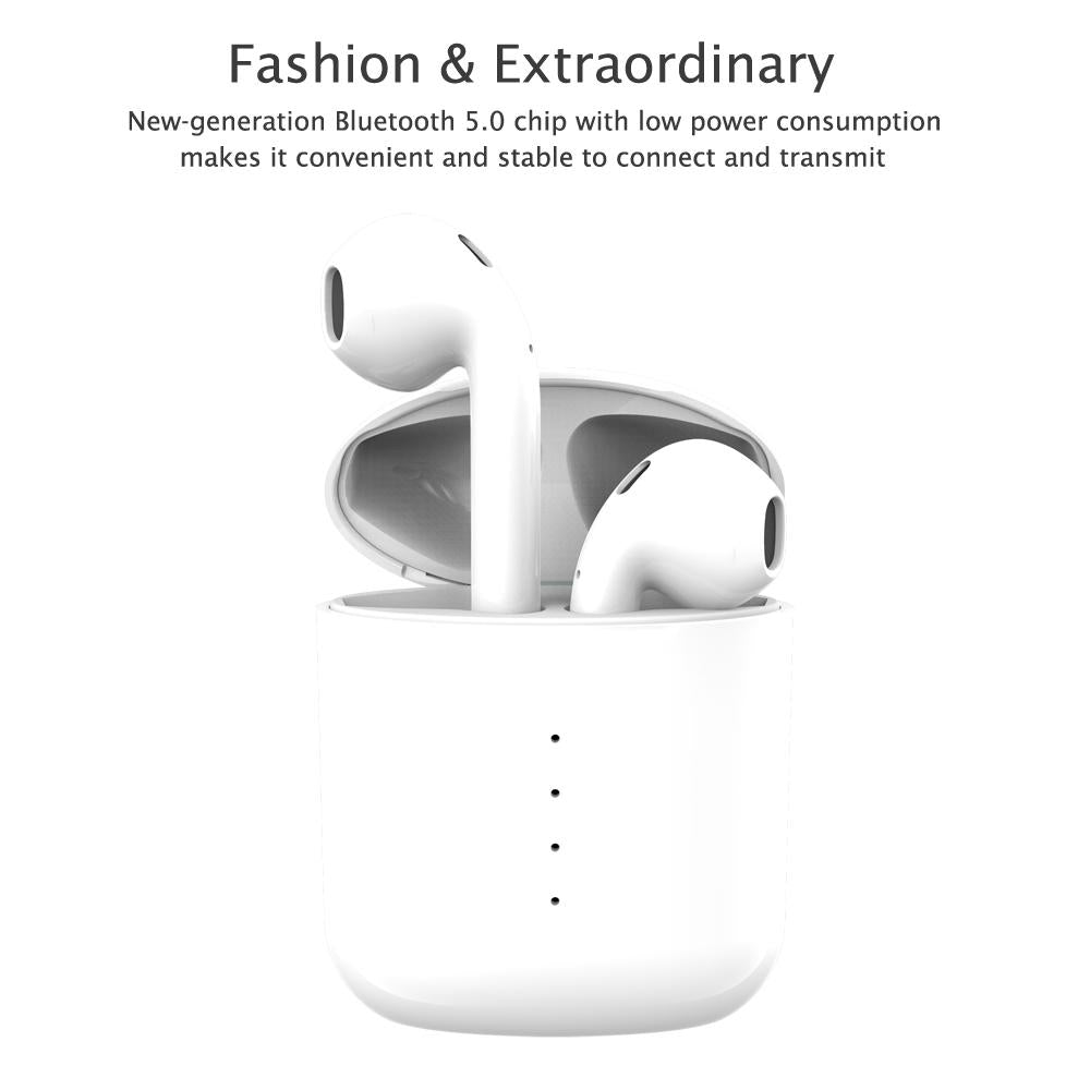 T&G TG920 TWS Wireless Earbuds – Bluetooth 5.0, Touch Control, Clear Hi-Fi Stereo Sound, Compact Charging Case