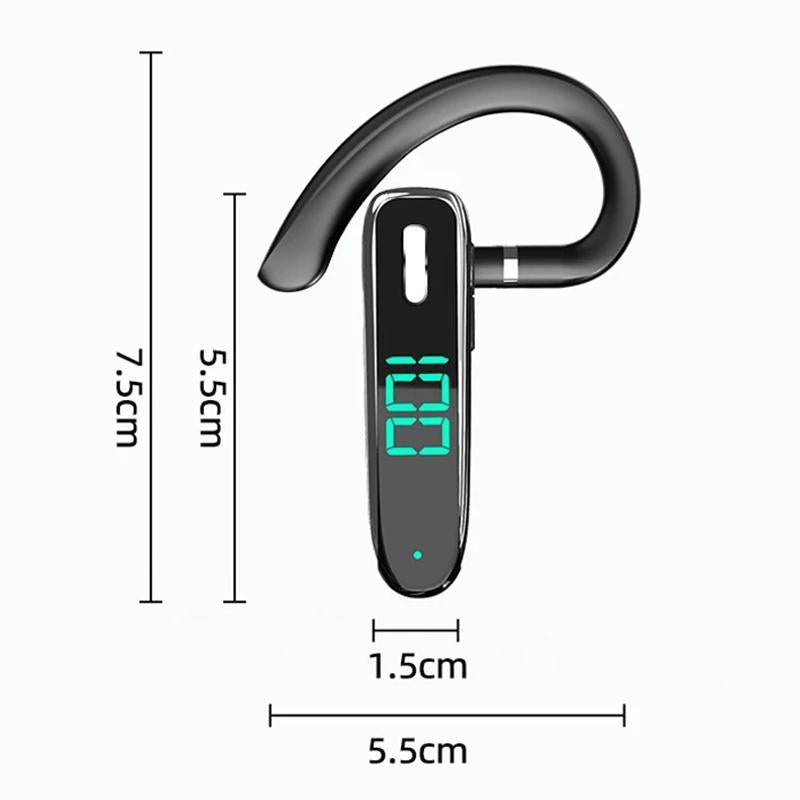 K50 Bluetooth 5.3 Business Ear-Hook Earphone with Mic – Wireless Hands-Free Headset