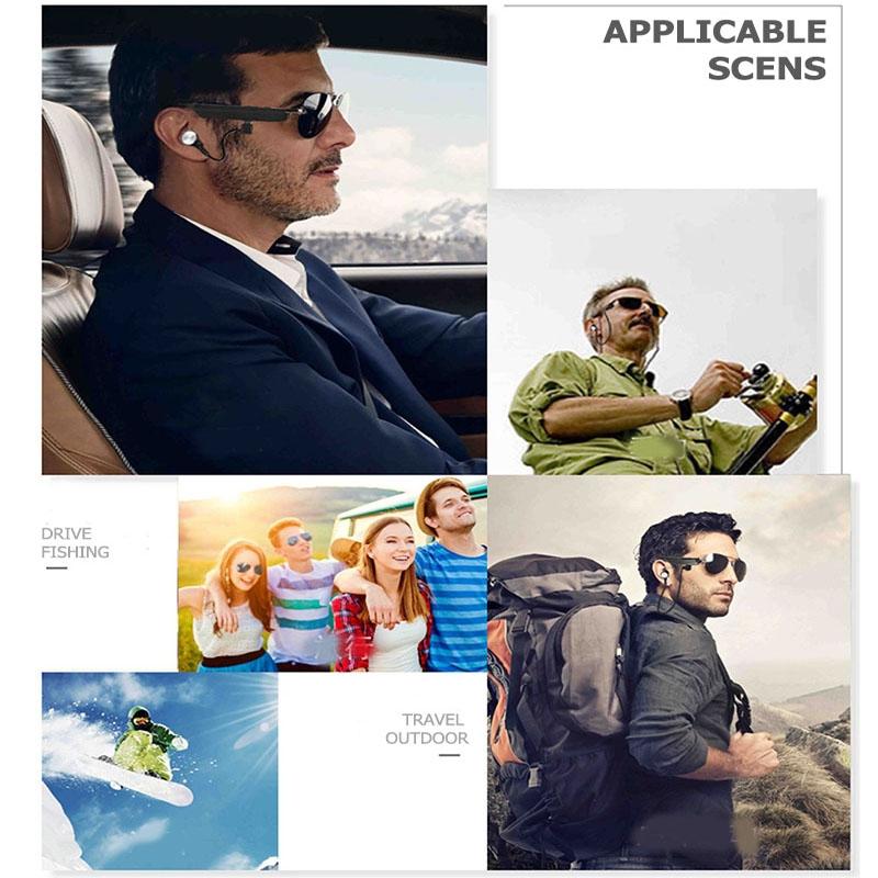 Wireless Bluetooth Sunglasses with Built-In Music Earphones & Mic – Smart Audio Glasses for Hands-Free Calls & Outdoor Use