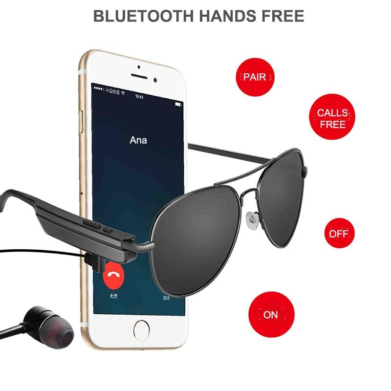 Wireless Bluetooth Sunglasses with Built-In Music Earphones & Mic – Smart Audio Glasses for Hands-Free Calls & Outdoor Use