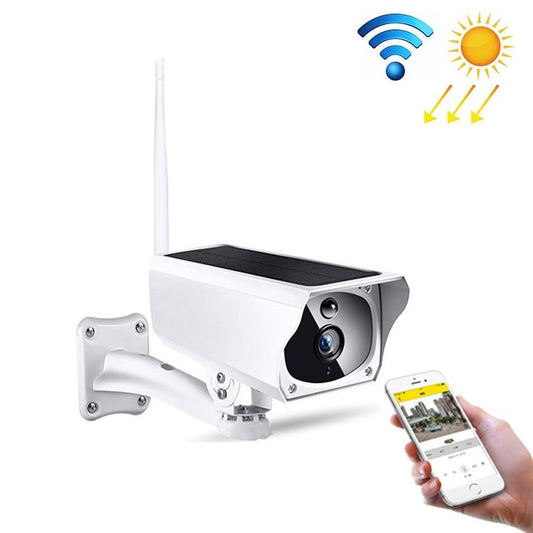 1080P Solar WiFi Battery-Powered Security Camera with Motion Detection, Night Vision & 32GB SD Card Support