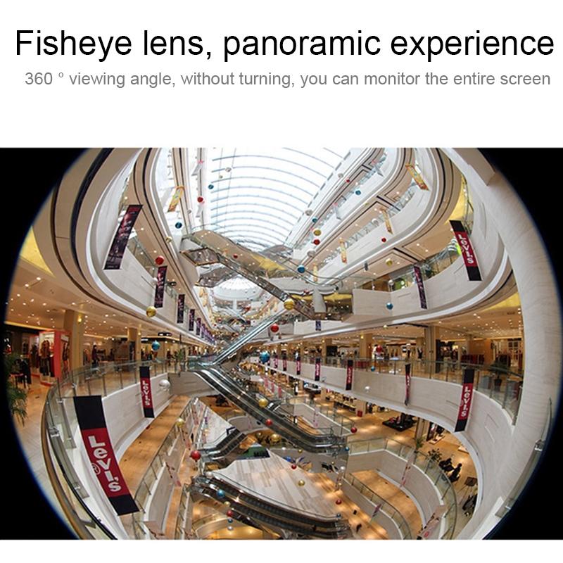 360° Infrared IP Camera with 1.3MP Lens – Motion Detection, Email Alarm, TF Card, App Push & 10M IR Distance