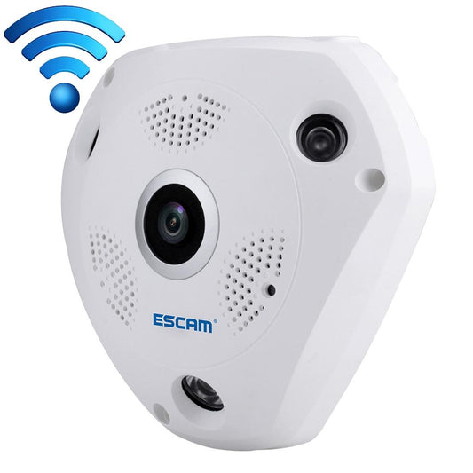 Shark 960P 360° Fisheye WiFi IP Camera – Motion Detection, Night Vision, Panoramic Security Cam