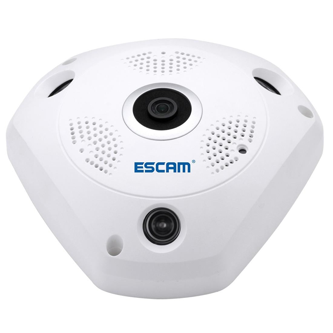 Shark 960P 360° Fisheye WiFi IP Camera – Motion Detection, Night Vision, Panoramic Security Cam