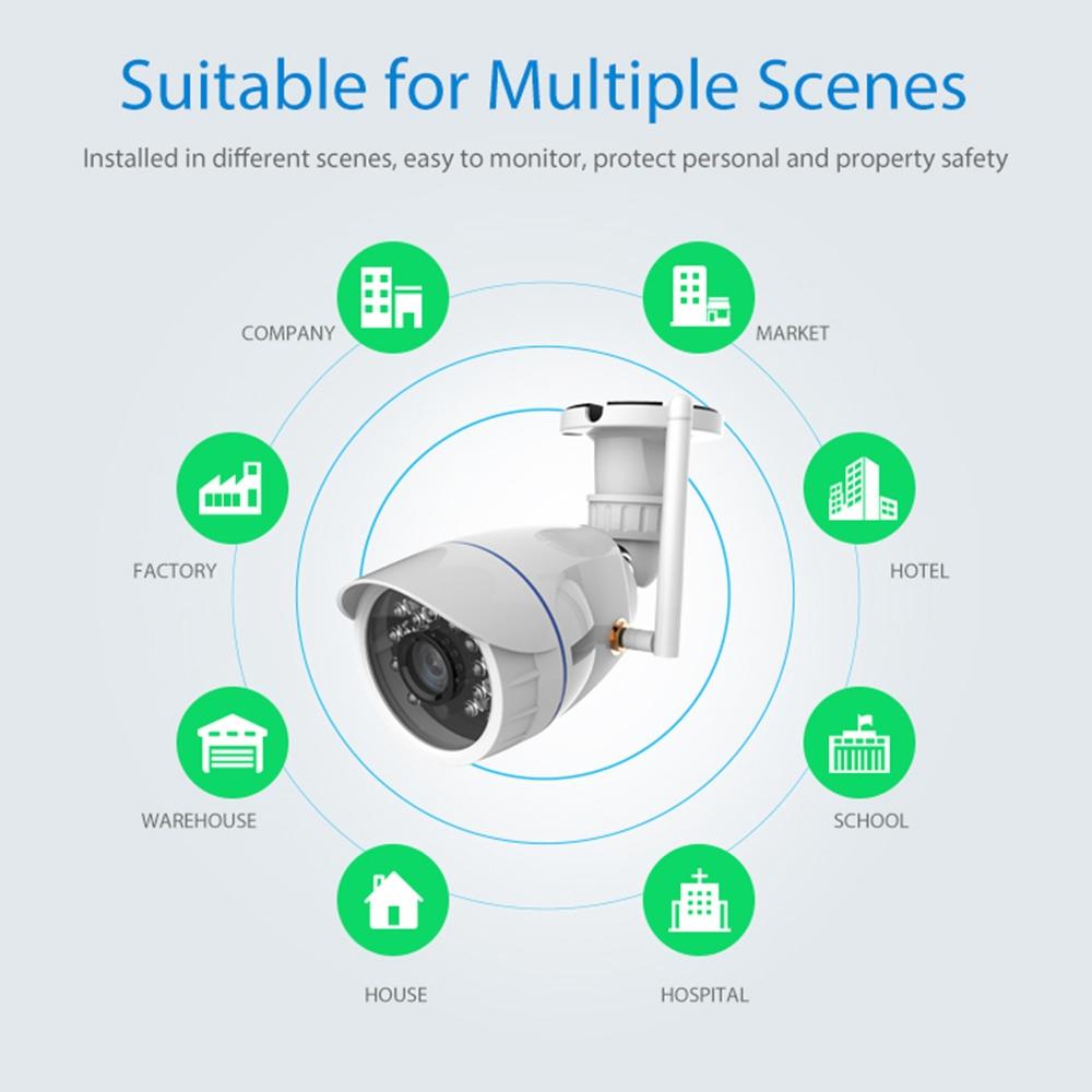 Outdoor WiFi IP Camera – Waterproof with Night Vision & Remote Control – Security Surveillance