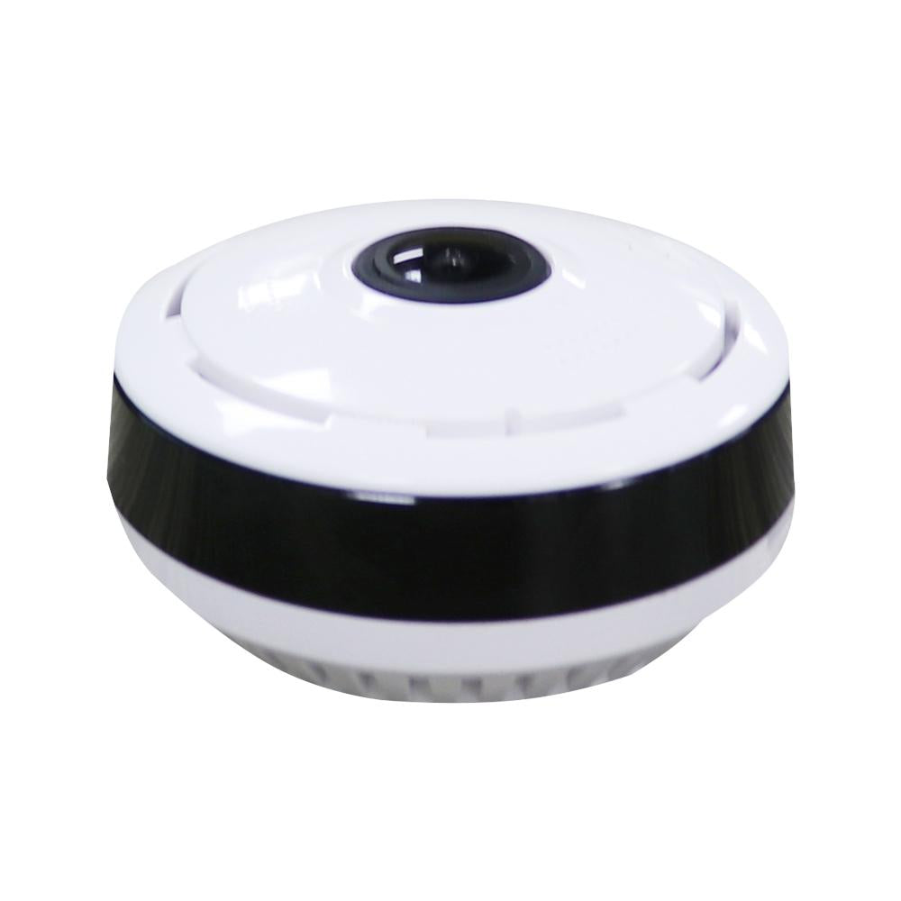 Smart Wireless WiFi IP Camera with Fisheye Wide-Angle Lens – 1.0MP, TF Card Support up to 128GB