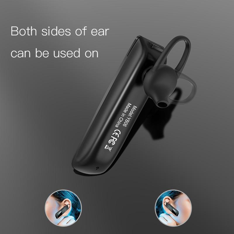 Unilateral Wireless Bluetooth Earphone for Business – Noise Cancelling Mic, Hands-Free Calling, Long Battery Life