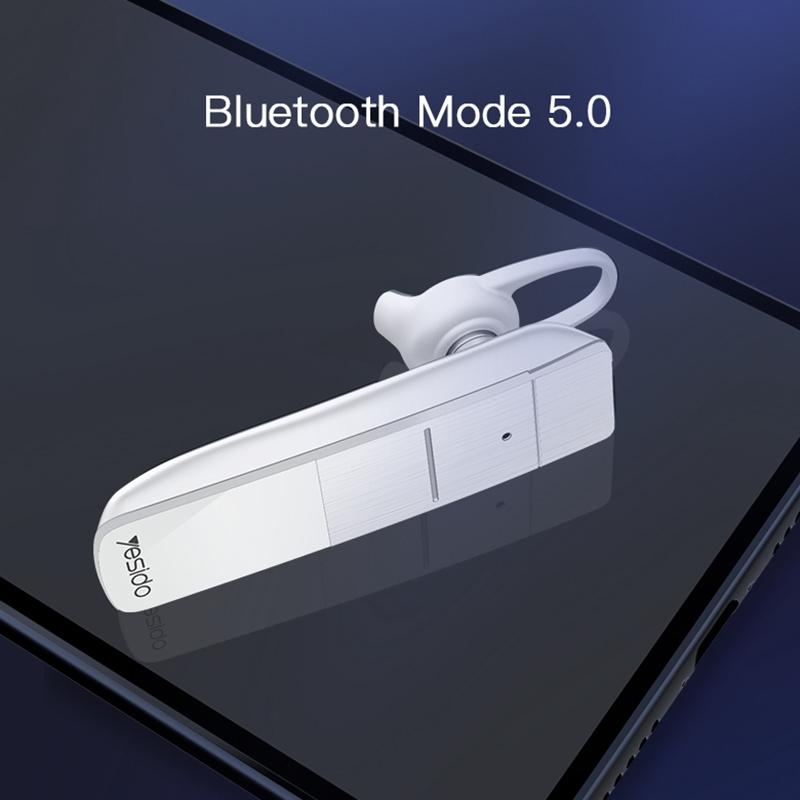 Unilateral Wireless Bluetooth Earphone for Business – Noise Cancelling Mic, Hands-Free Calling, Long Battery Life