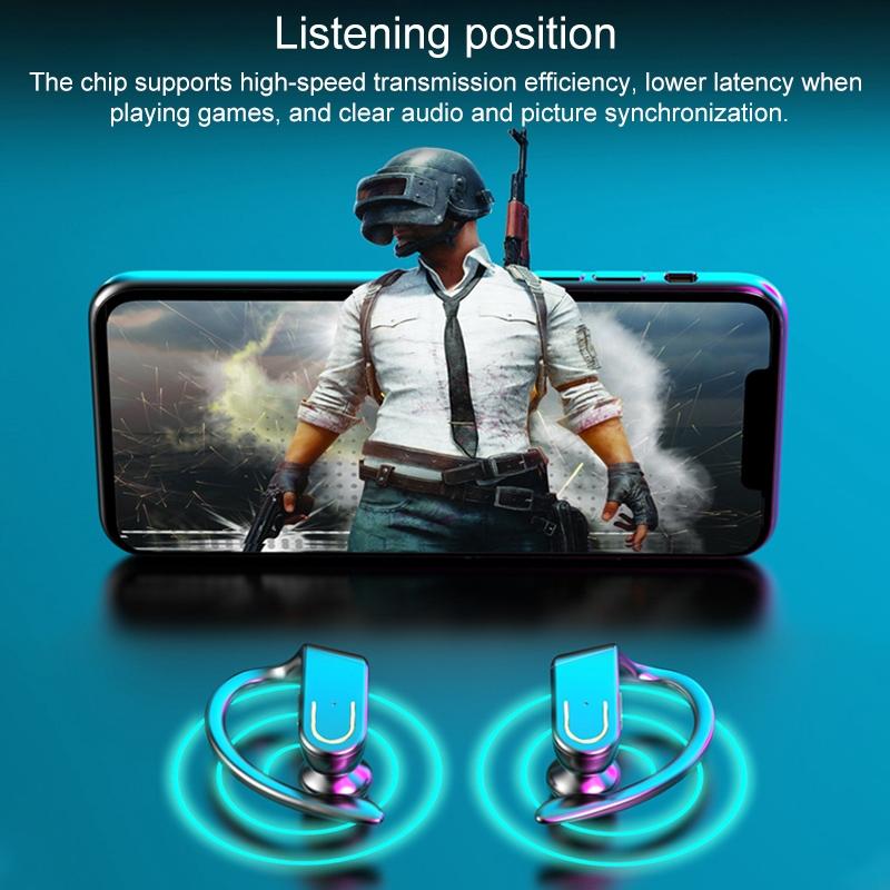 Wireless Bluetooth Earphones with Magnetic Charging Case & Digital Display – Hi-Fi Stereo Sound, Touch Control