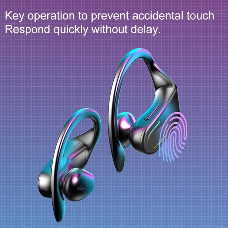 Wireless Bluetooth Earphones with Magnetic Charging Case & Digital Display – Hi-Fi Stereo Sound, Touch Control