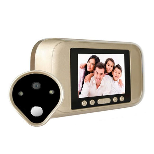 720P HD Smart Peephole Viewer – 3.2'' LED Display, Motion Detection, TF Card Support (Up to 32GB), Easy Installation