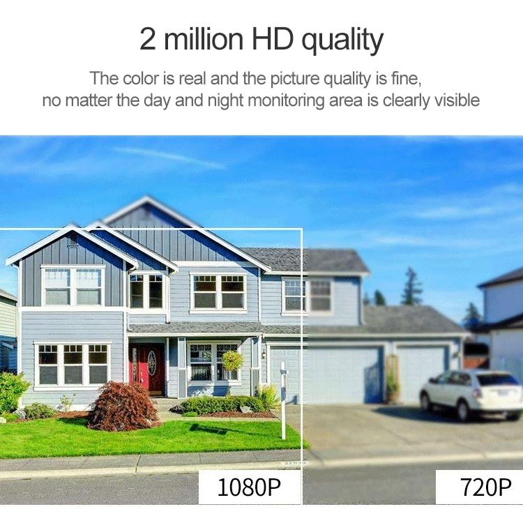 Smart WiFi Security Camera – HD Video, IP66 Waterproof, Night Vision, Motion Detection, Indoor/Outdoor Use