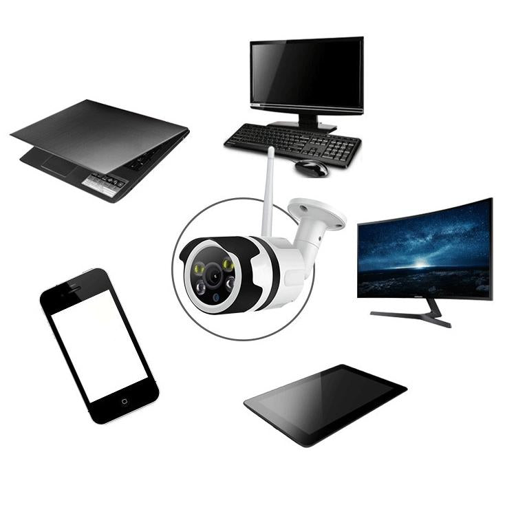 Smart WiFi Security Camera – HD Video, IP66 Waterproof, Night Vision, Motion Detection, Indoor/Outdoor Use