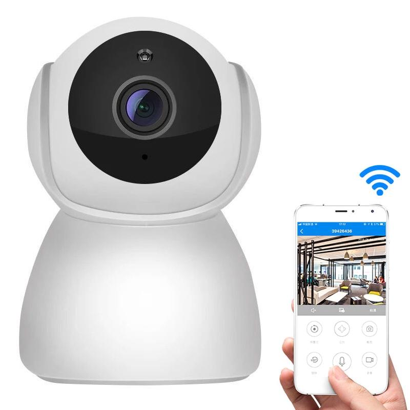 Smart WiFi Camera – 1080P Full HD, Night Vision, Remote Control, Indoor Home Security