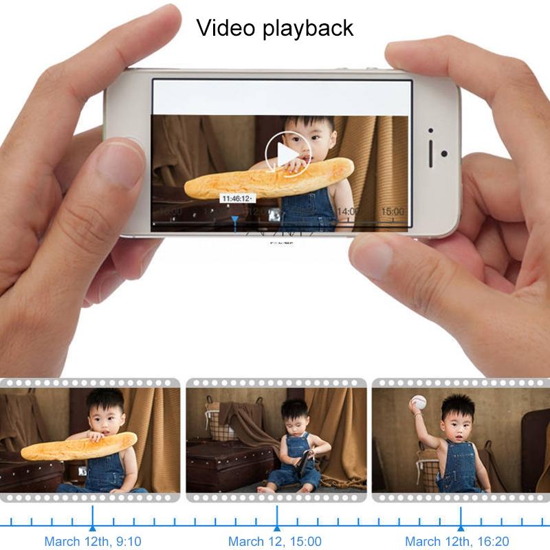 Smart WiFi Camera – 1080P Full HD, Night Vision, Remote Control, Indoor Home Security