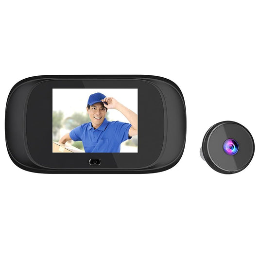 Smart 1.0MP Peephole Doorbell – 2.8'' Screen, Motion Detection, Photo & Video Capture, Easy Installation