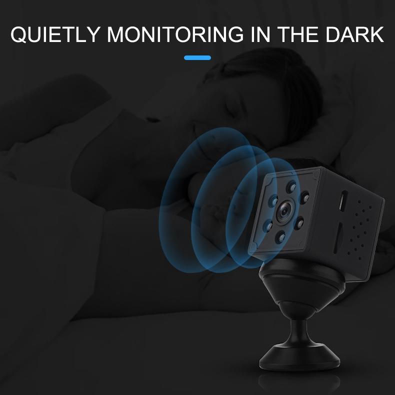 Smart Home WiFi Camera with 1080P HD, Motion Detection, Night Vision & TF Card Support. Wireless Security Surveillance