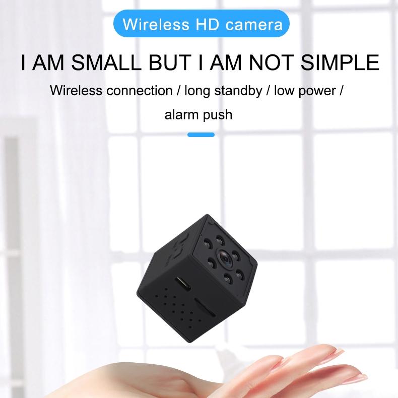 Smart Home WiFi Camera with 1080P HD, Motion Detection, Night Vision & TF Card Support. Wireless Security Surveillance