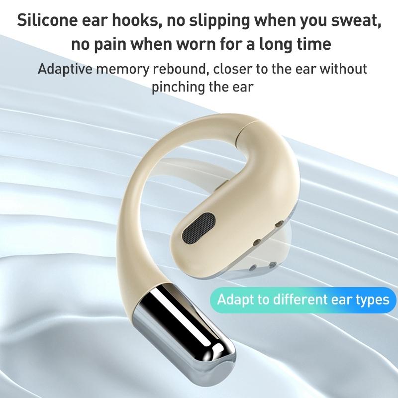 Phantom GS13 Open-Ear Wireless Bluetooth Earphones – Lightweight Air Conduction Design – Black"