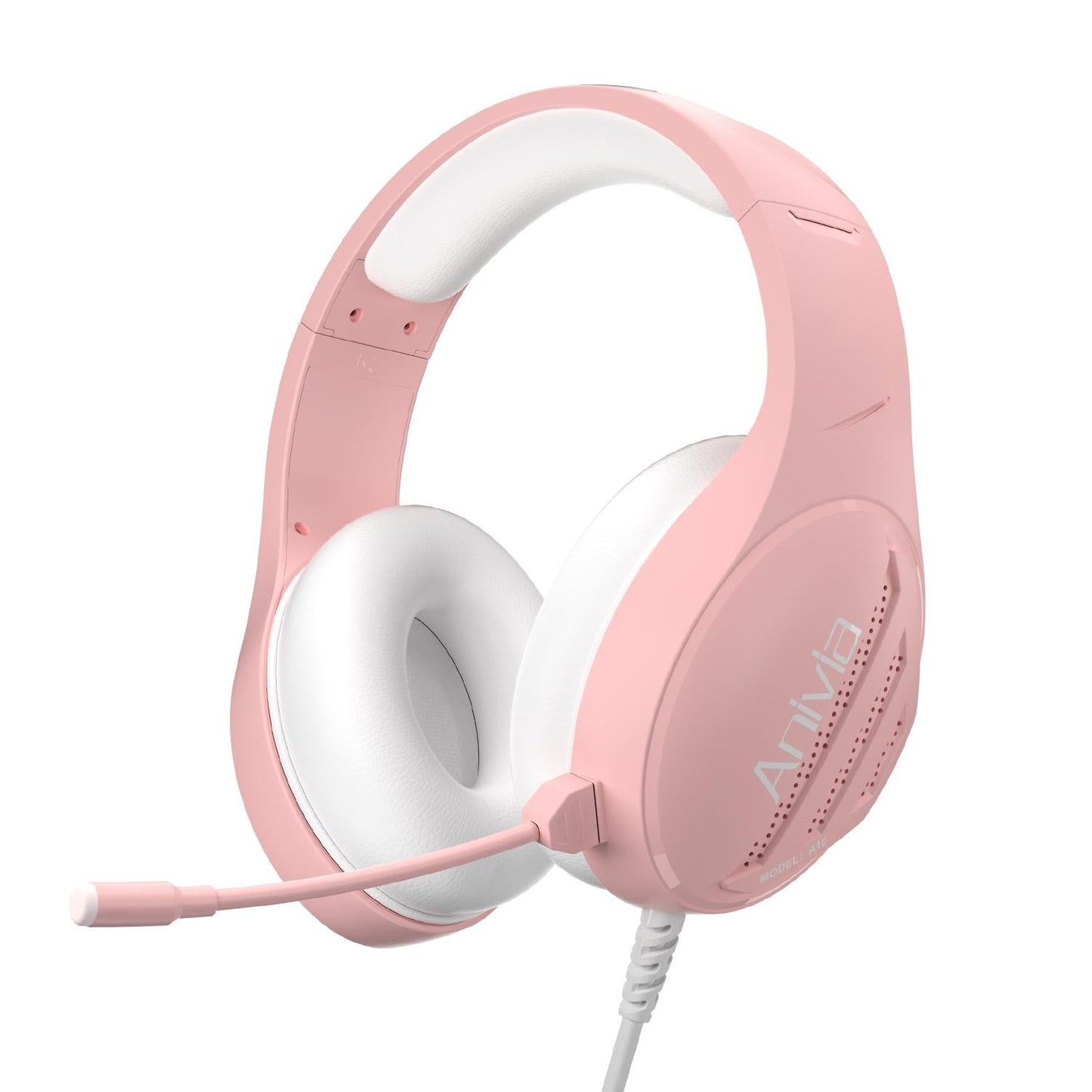 3.5mm Wired Music Headset with Mic – Pink, Clear Sound, Comfortable Fit, Universal Compatibility