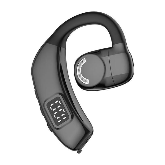 Wireless Bluetooth Earbuds with Digital LED Display – Hi-Fi Stereo Sound, Noise Reduction, Touch Control – Black