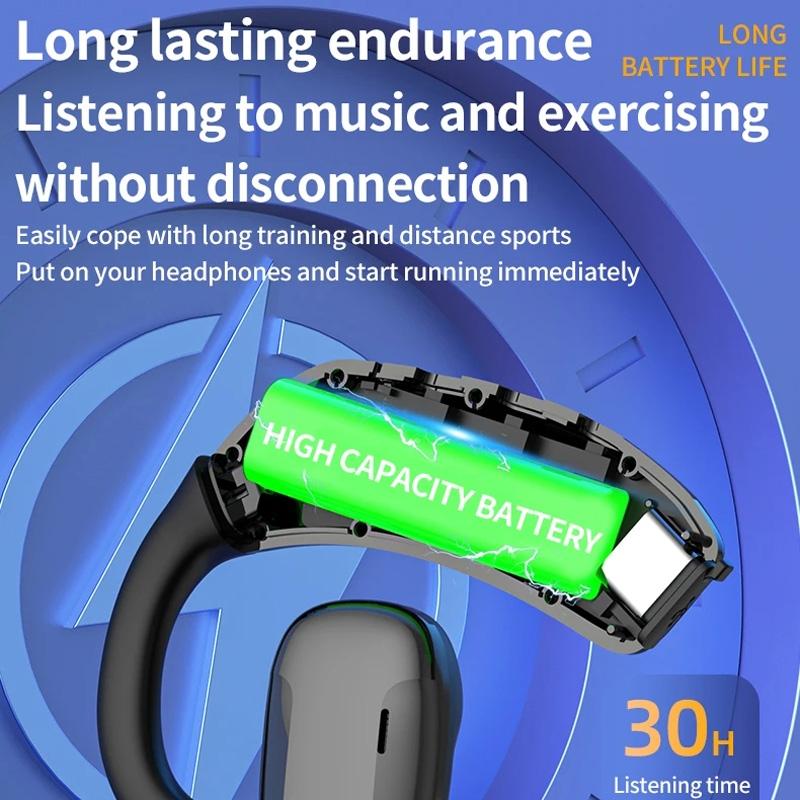 Wireless Bluetooth Earbuds with Digital LED Display – Hi-Fi Stereo Sound, Noise Reduction, Touch Control – Black
