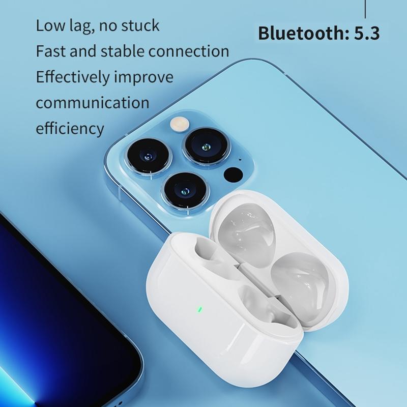 High-Fidelity Bluetooth 5.3 Wireless Earphones – Hi-Fi Sound, In-Ear Stereo Earbuds (White)