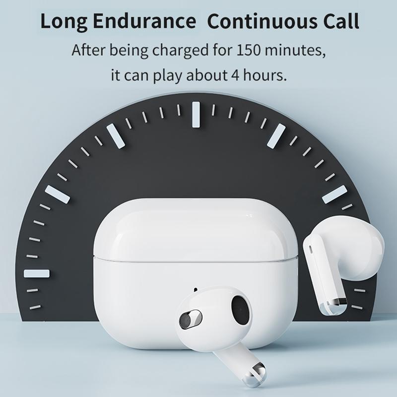 High-Fidelity Bluetooth 5.3 Wireless Earphones – Hi-Fi Sound, In-Ear Stereo Earbuds (White)