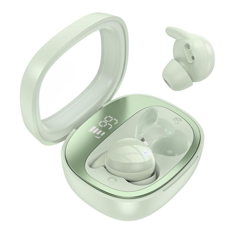 Hoco Wireless Sleep Earbuds – Bluetooth 5.3 True Wireless In-Ear Headphones for Side Sleepers – Black