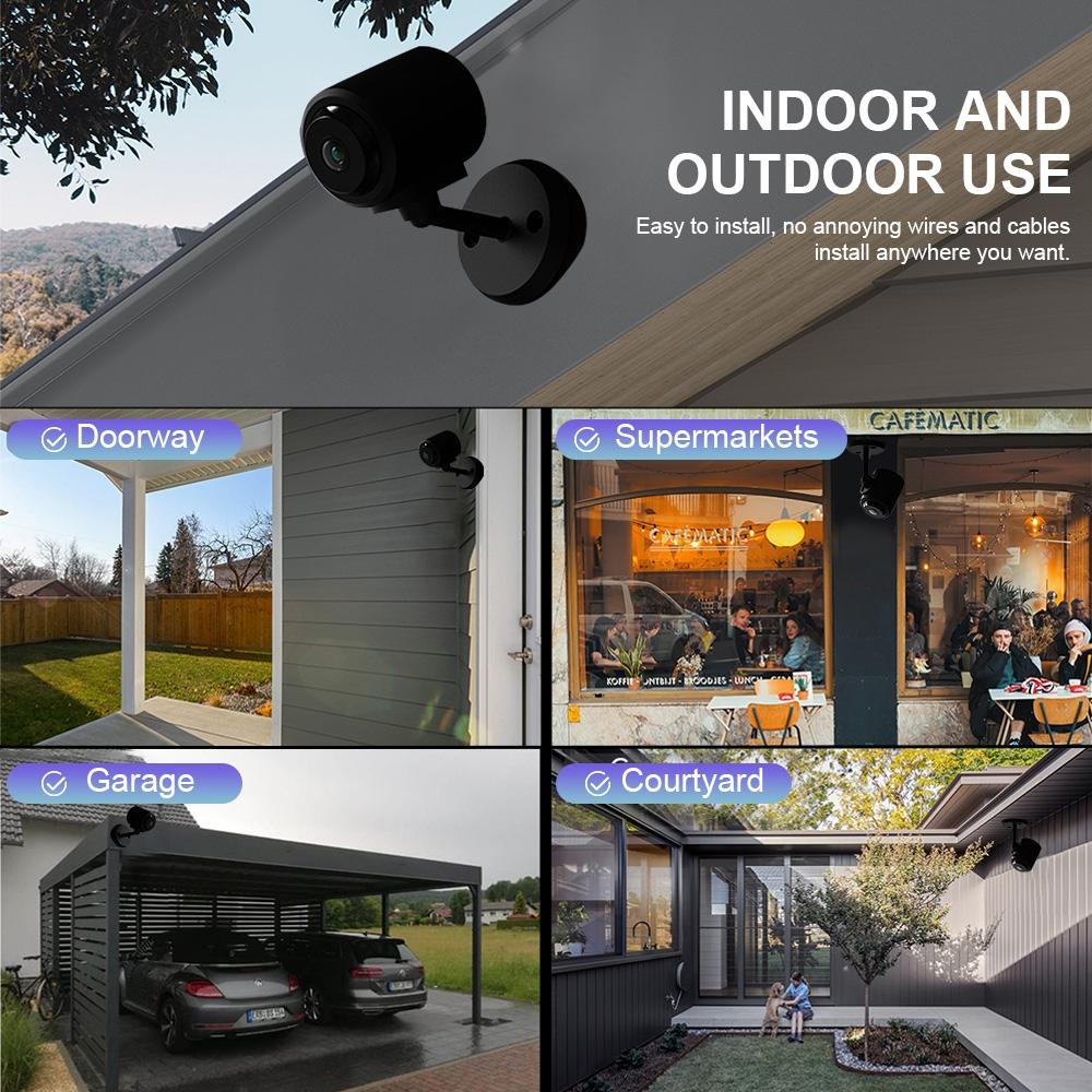 HD C1 Infrared Security Camera – Motion Detection, Night Vision, Indoor/Outdoor Surveillance
