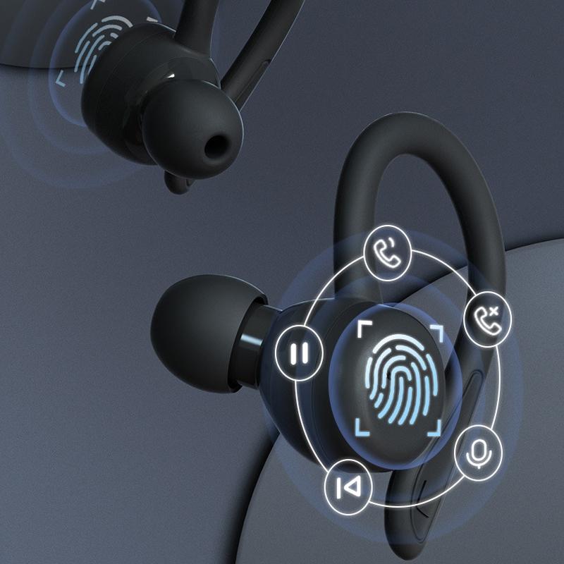 Waterproof T&G T40 TWS Bluetooth Earphones with Charging Box – Blue, Wireless In-Ear Earbuds for Music & Calls