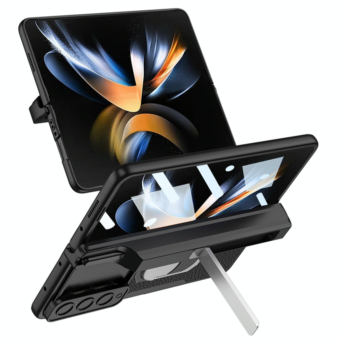 Magnetic Armor Carbon Fibre Case for Samsung Galaxy Z Fold4 5G – Full Coverage Protection