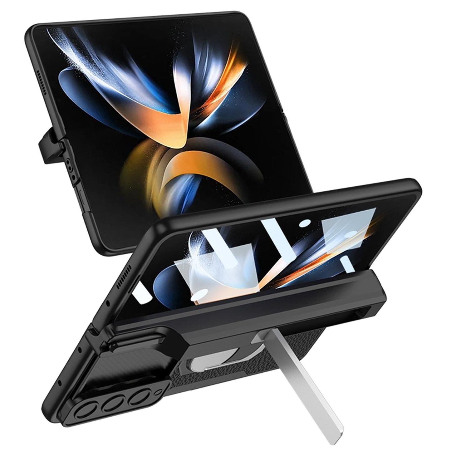 Magnetic Armor Carbon Fibre Case for Samsung Galaxy Z Fold4 5G – Full Coverage Protection