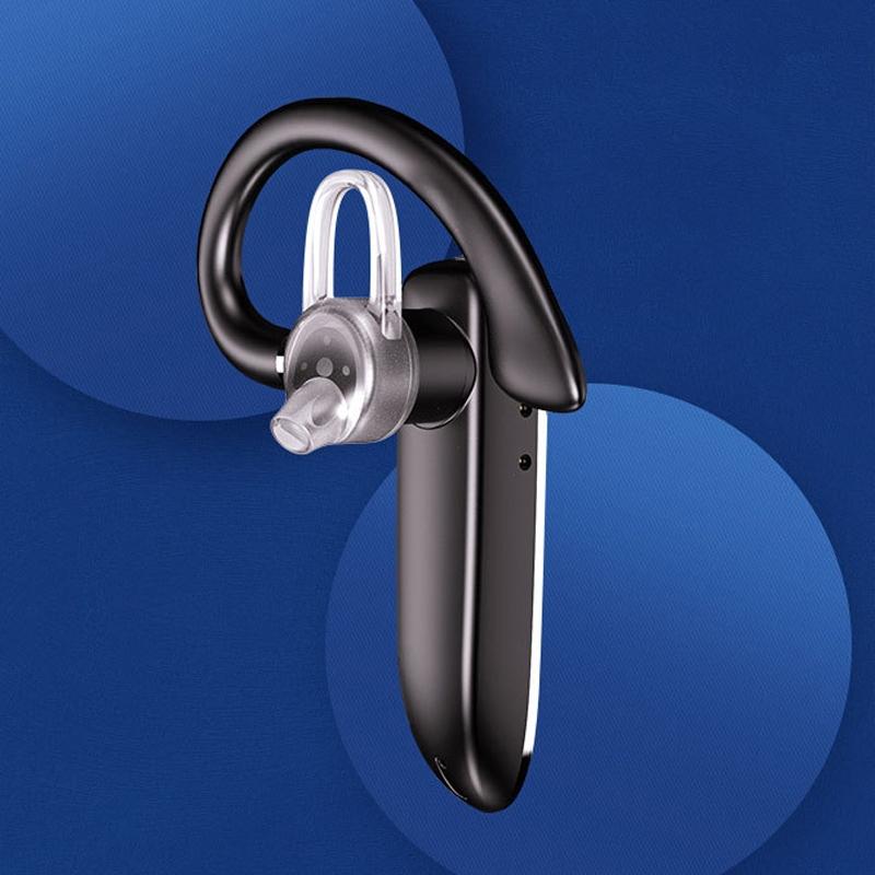 Wireless Hanging Ear Bluetooth Earphone – Business Mono Headset with Mic, Noise Reduction, Hands-Free Calling