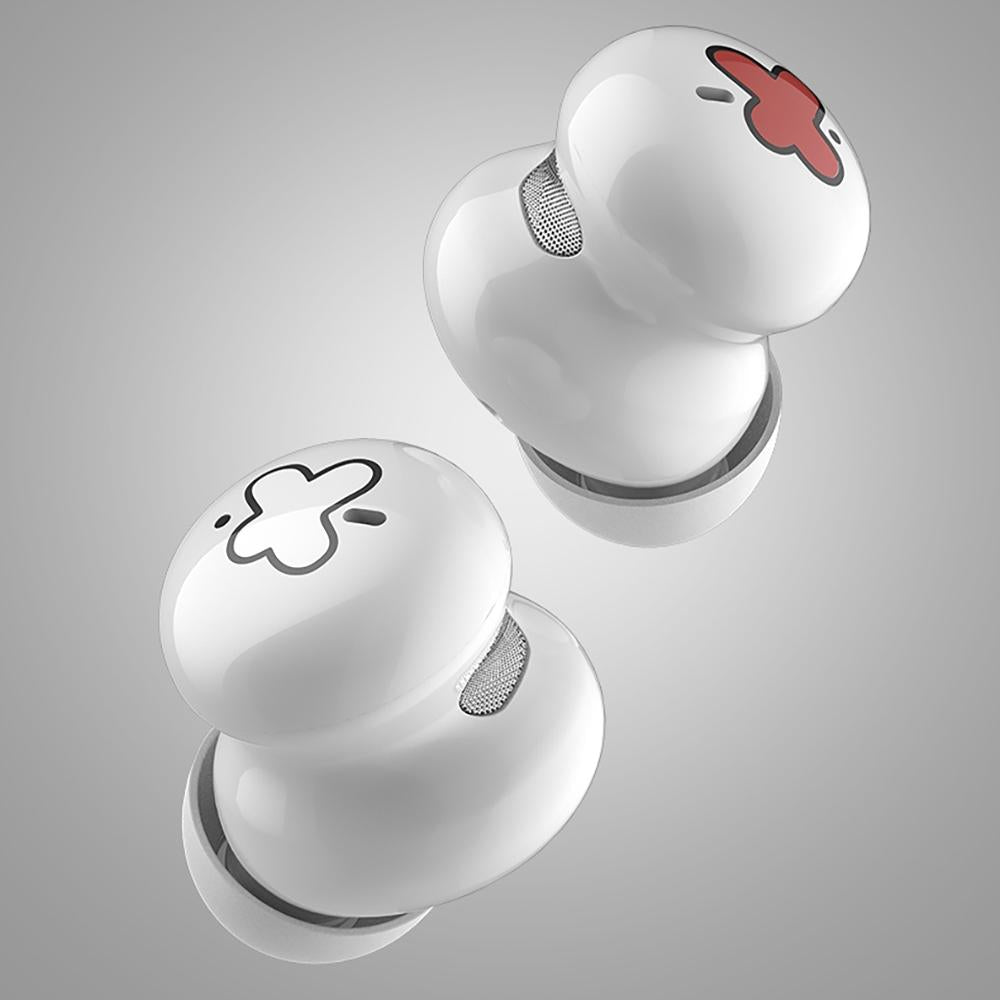 Wireless ANC Bluetooth Gaming Earbuds with Active Noise Cancellation & Low Latency – Black