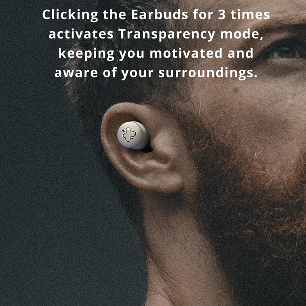 Wireless ANC Bluetooth Gaming Earbuds with Active Noise Cancellation & Low Latency – Black