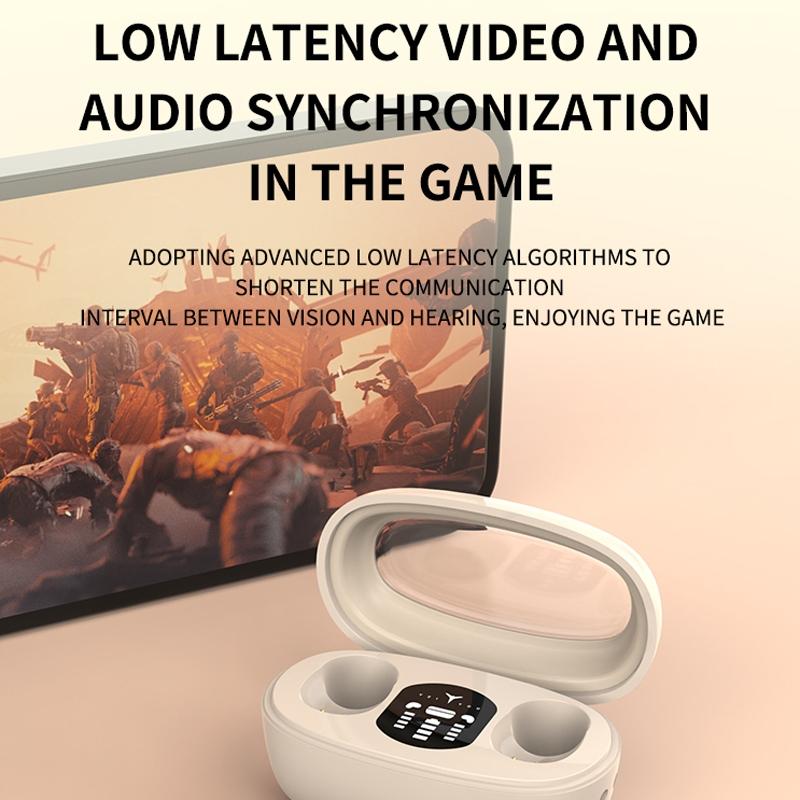 Wireless Mini TWS Earbuds – Skin Color Bluetooth 5.3, Noise Reduction, Long Battery Life, Compact In-Ear Design