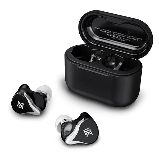 KZ Z3 Hybrid TWS Earphones – 1DD & 1BA Drivers, Bluetooth 5.2, Wireless, Hi-Fi Sound, Low Latency – Black