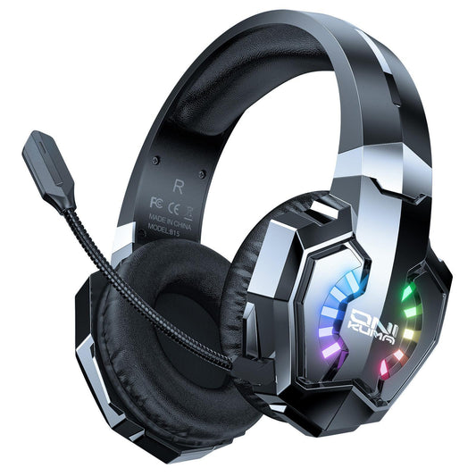 Wireless Gaming Headset – Black & Red, Noise Cancelling Mic, Surround Sound, Long Battery Life