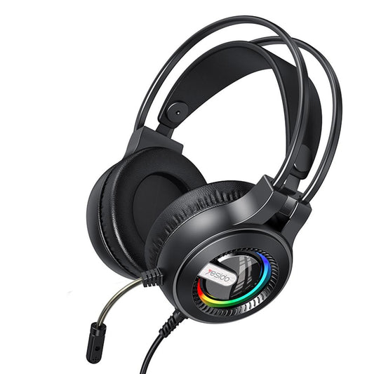RGB Gaming Earphones with Head-Mounted Design – Wired, Noise Cancelling Mic, Comfortable Fit