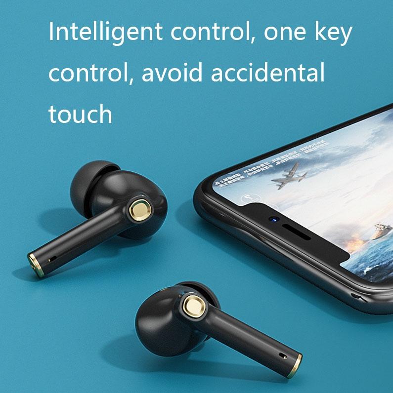 Havit I100G TWS Wireless In-Ear Bluetooth Earphones – Low Latency, Clear Sound, Bluetooth 5.0, Black