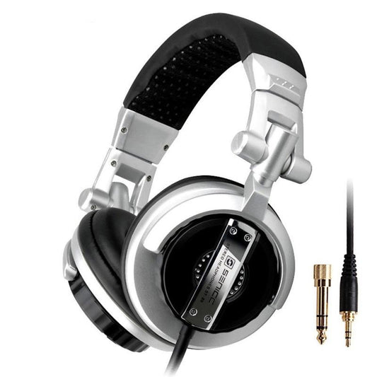 High-Fidelity Headset with Spring Line – Silver, Premium Sound & Comfortable Fit