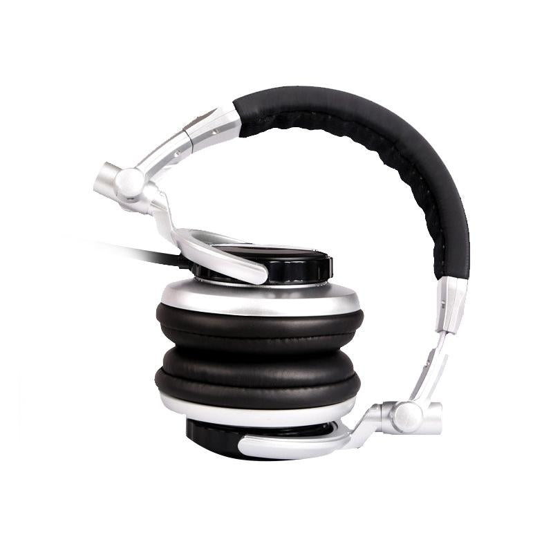 High-Fidelity Headset with Spring Line – Silver, Premium Sound & Comfortable Fit