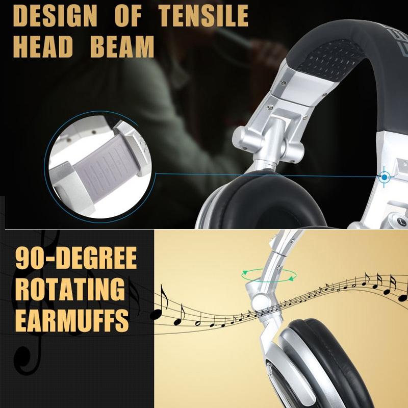 High-Fidelity Headset with Spring Line – Silver, Premium Sound & Comfortable Fit
