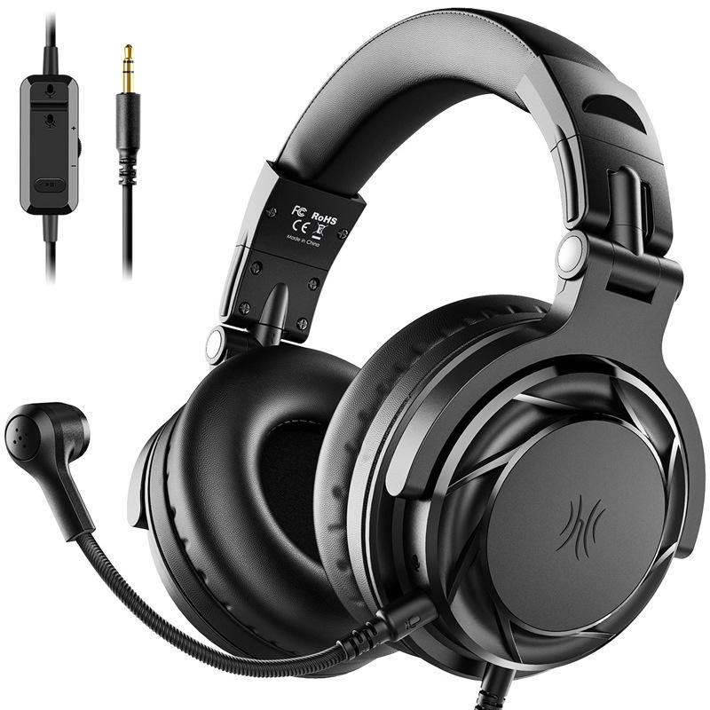 2M Wired Headset for Phones & Tablets – Black, Built-in Mic, Clear Sound, Universal 3.5mm Jack