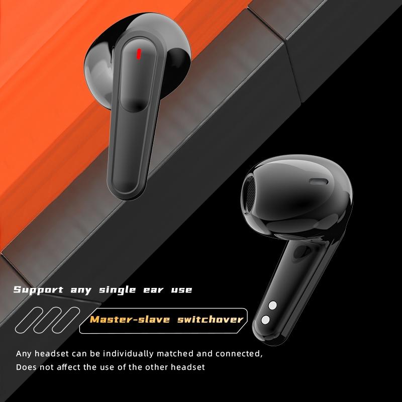 Pro 90 HiFi Intelligent Bluetooth Earphones – Digital LED Display, Noise Reduction, Long Battery Life – Black