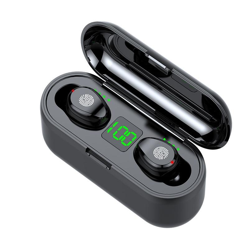 Wireless In-Ear Bluetooth Headset with Noise Reduction & Long Battery Life – Black, for Clear Calls & Music