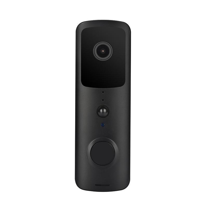 Smart WiFi Video Doorbell – Two-Way Intercom, Night Vision, Motion Detection – Black