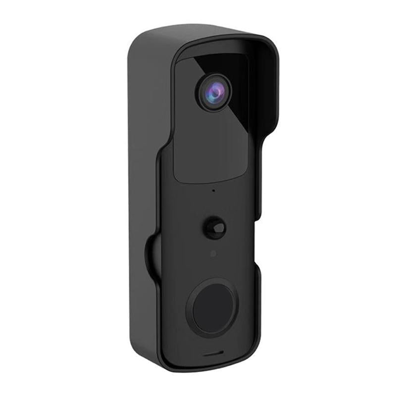 Smart WiFi Video Doorbell – Two-Way Intercom, Night Vision, Motion Detection – Black