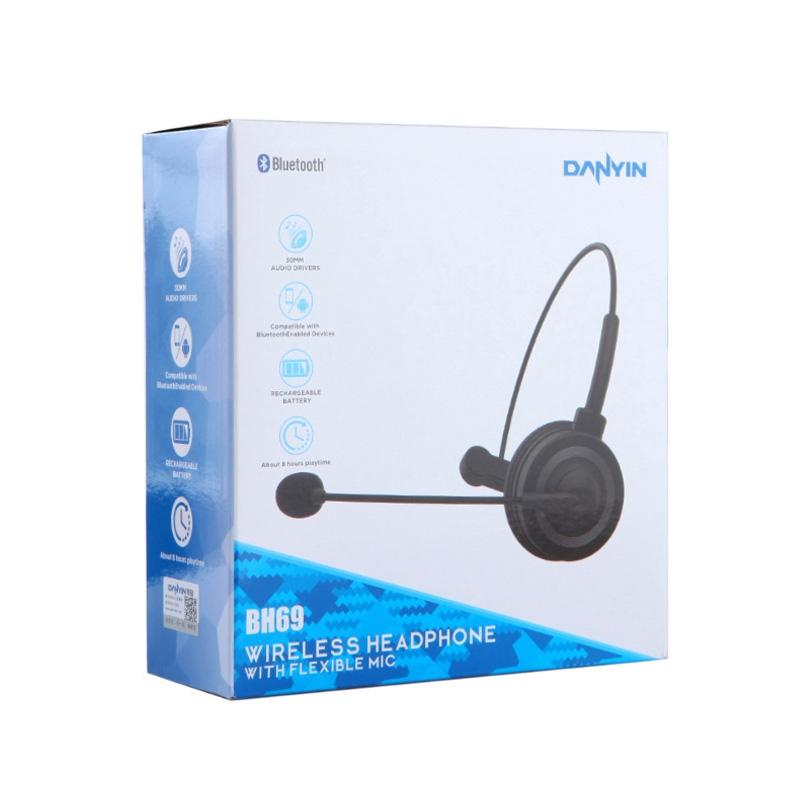 Unilateral Bluetooth Business Headset – Black, Wireless, Noise Cancelling Mic, Comfortable Design